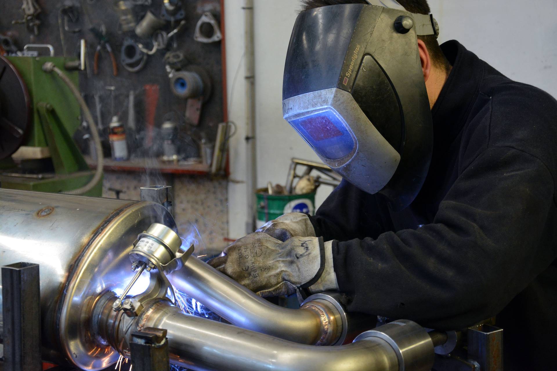 Endschalldämpfer Rechts + Links mit Klappe