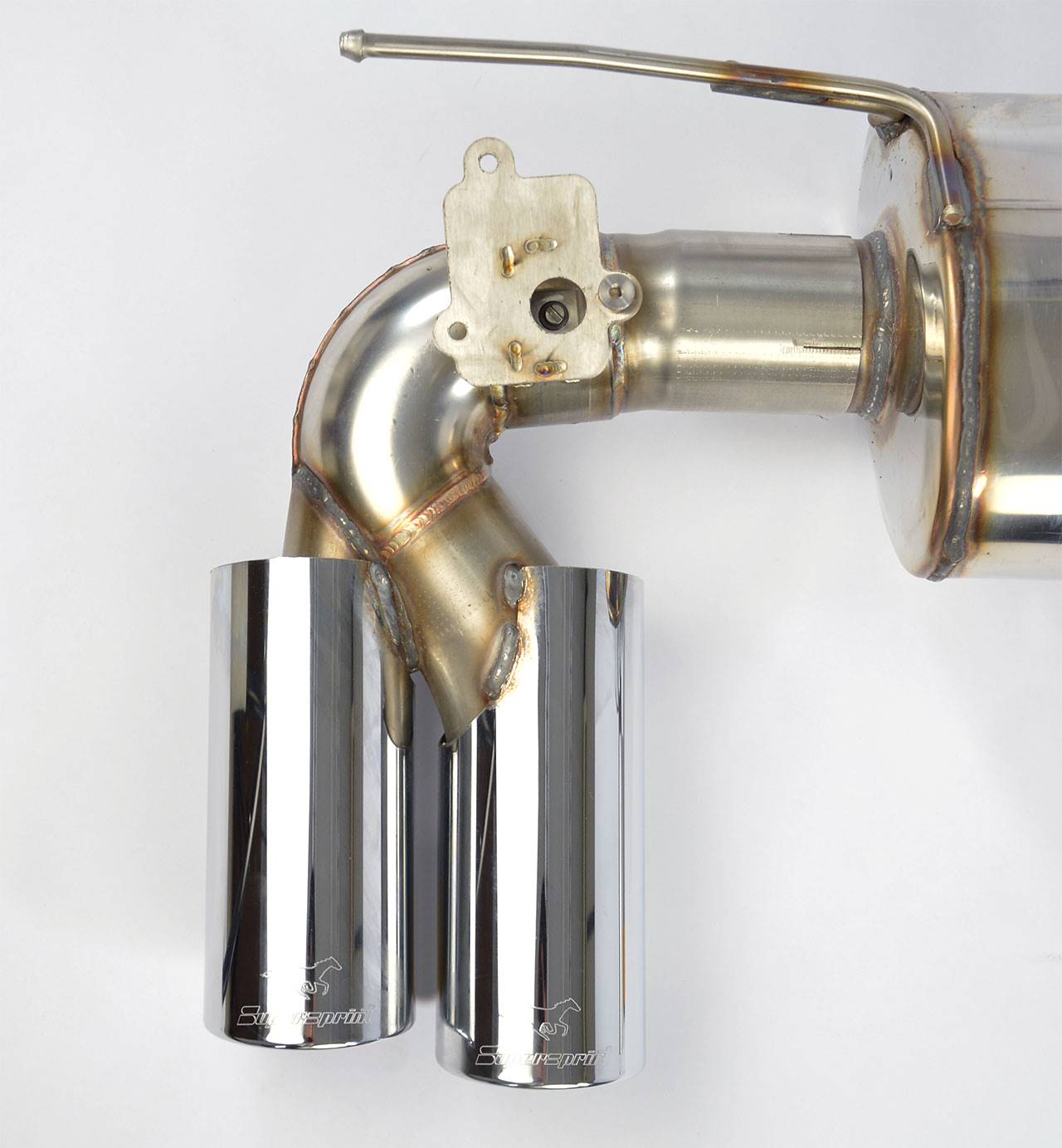 Endschalldämpfer Rechts OO80 + Links OO80 mit Klappe