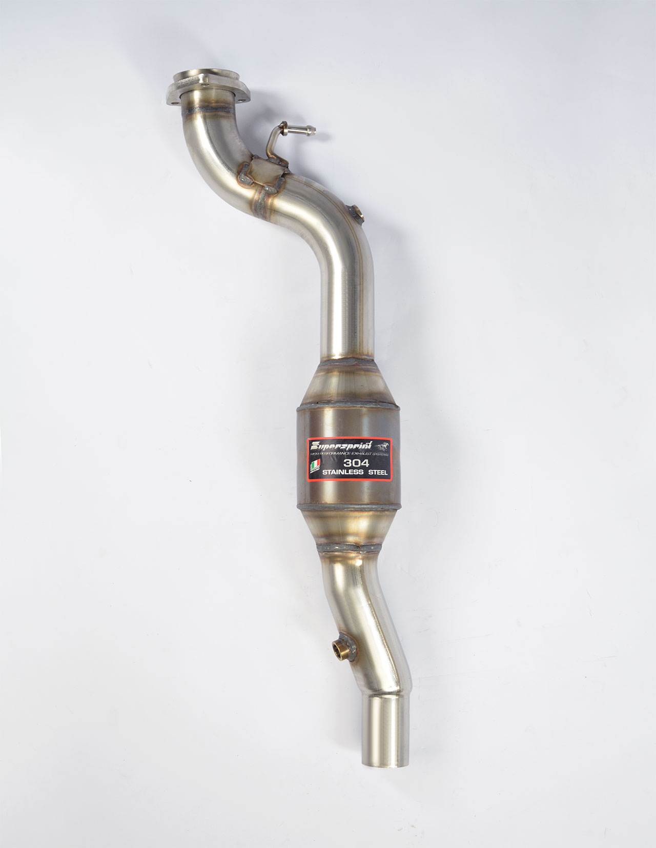 Vorderrohr Links + Sport Metallkatalysator