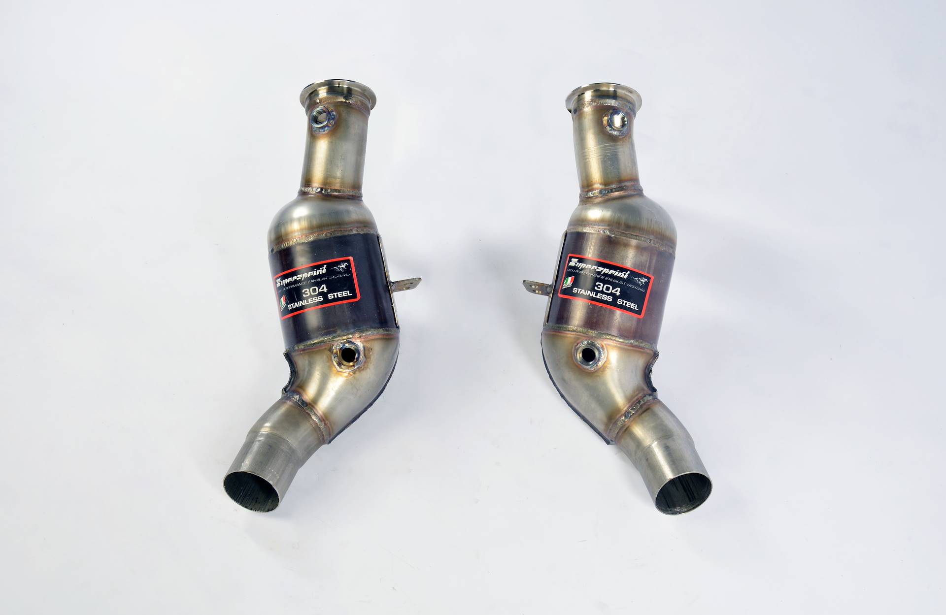 Downpipe destro + Catalizzatore metallico 200CPSI