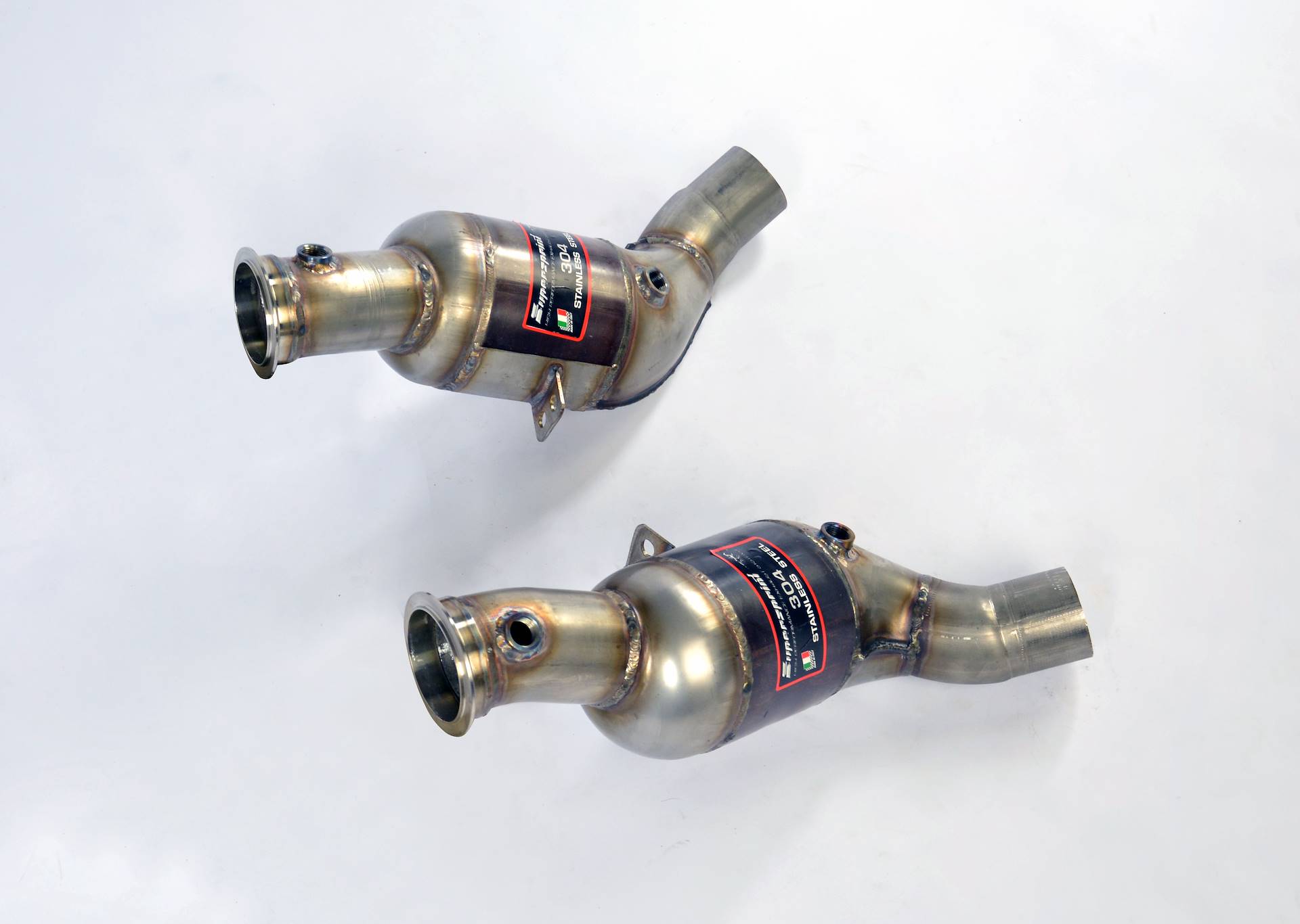 Downpipe destro + Catalizzatore metallico 200CPSI