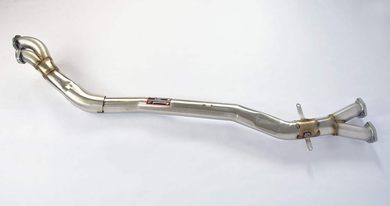 Centre pipe. Replaces OEM centre exhaust.
