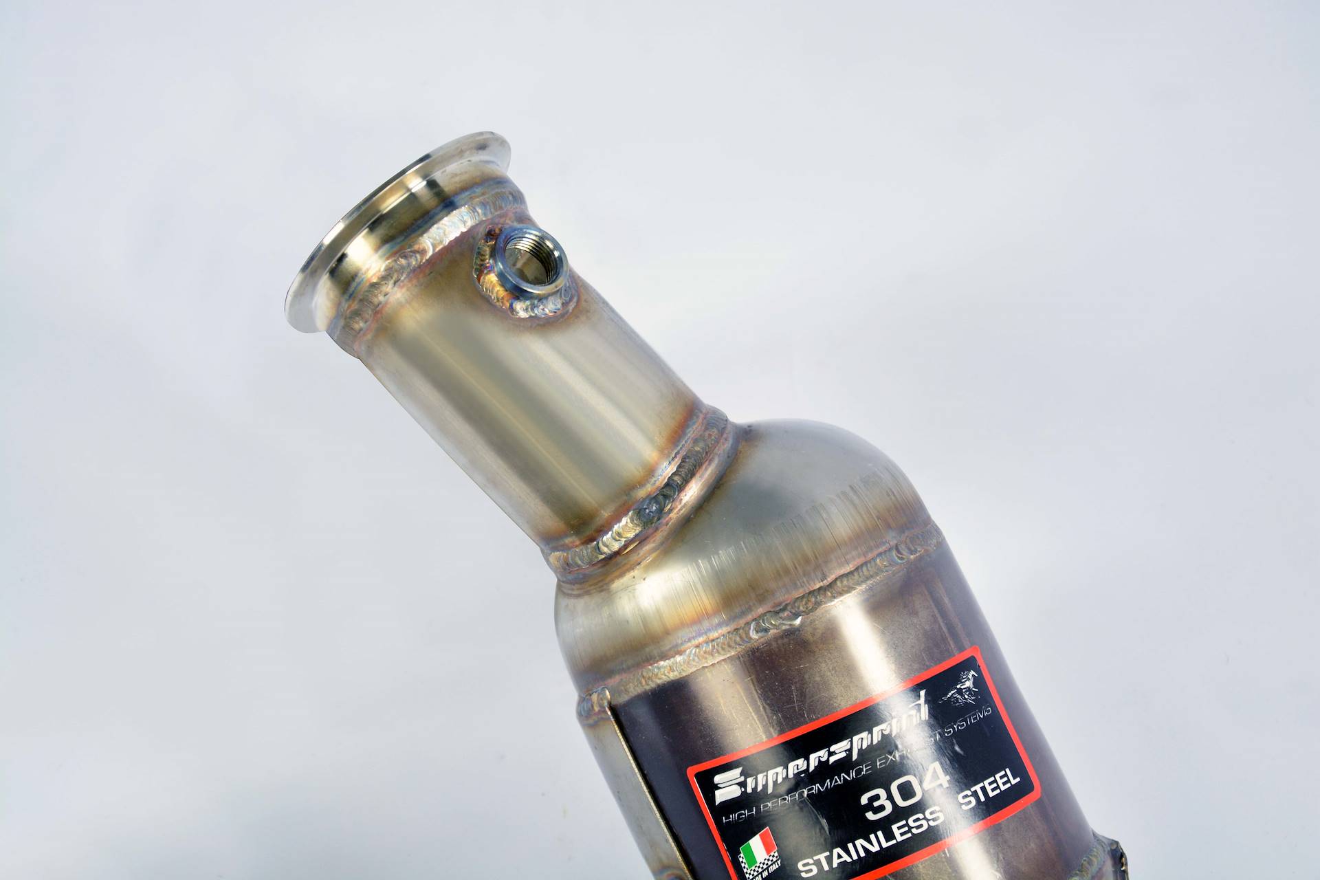 Downpipe Rechts + Sport Metallkatalysator 200CPSI