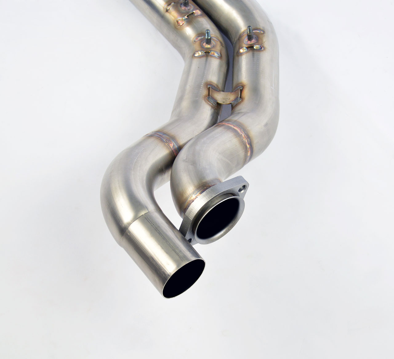 Centre exhaust Twin Pipe - non resonated