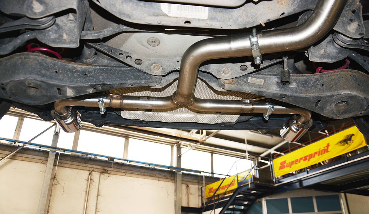 Rohr hintenY-Pipe Rechts - Links (Nachschalldämpfer-Entfall)