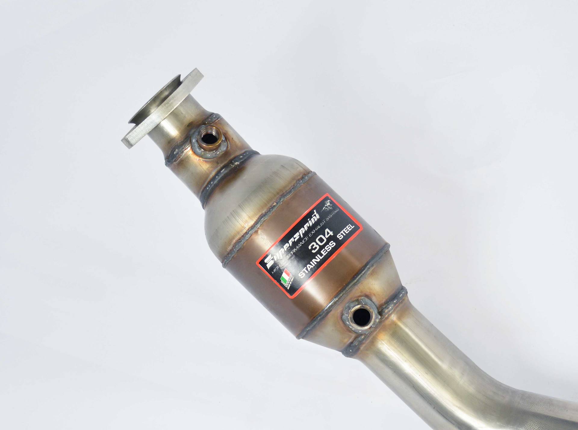 Turbo downpipe kit +  Metallic catalytic converter Right