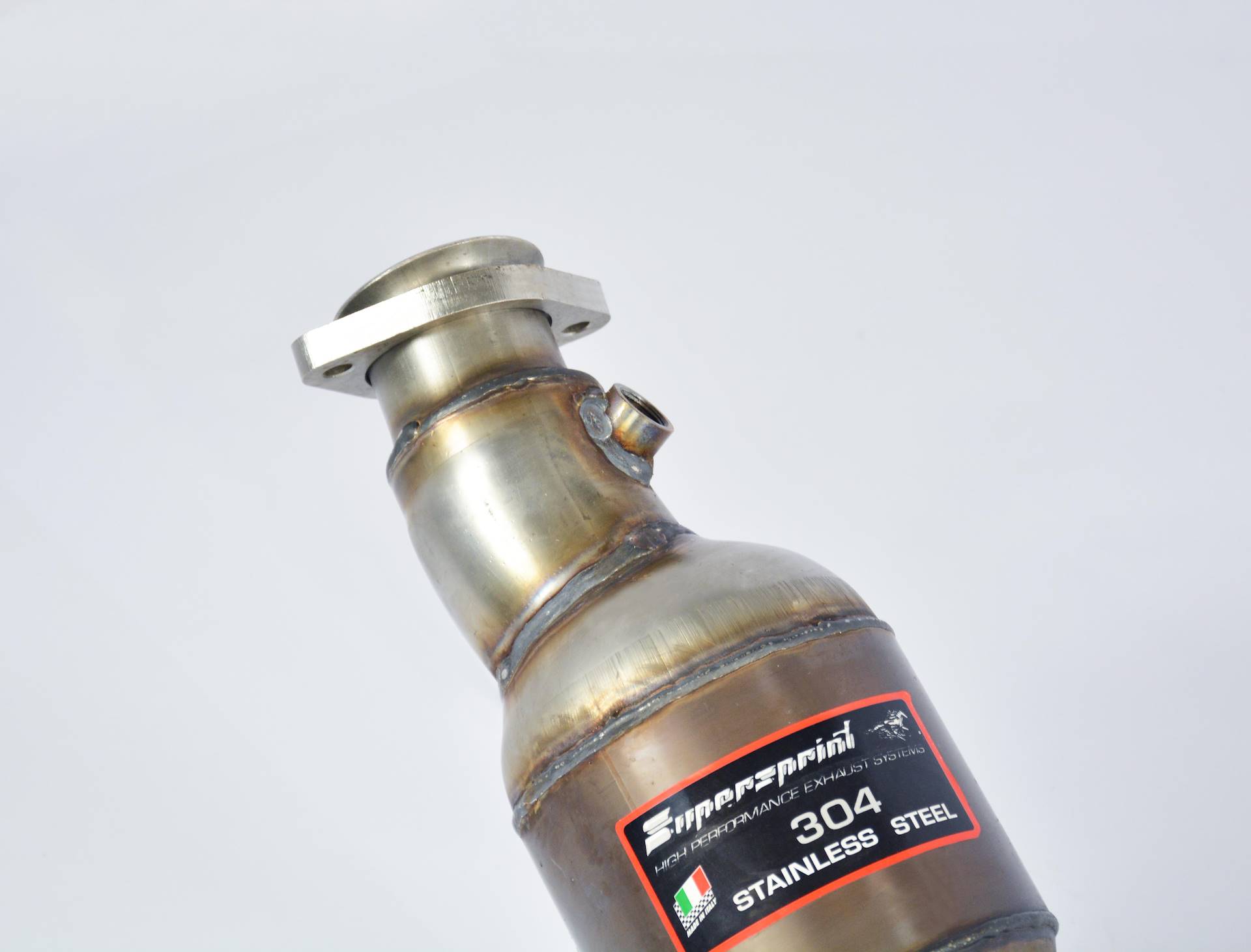 Turbo downpipe kit +  Metallic catalytic converter Left