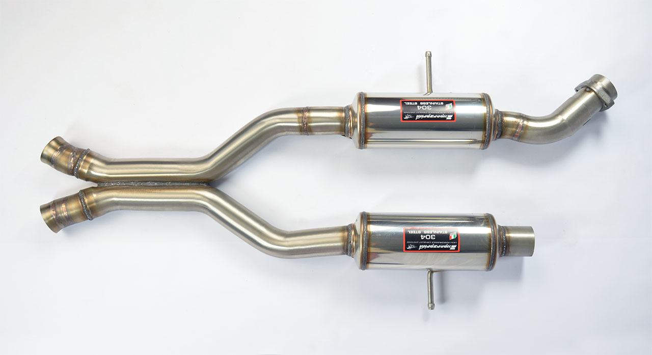 Mittelschalldämpfer + “X-Pipe”