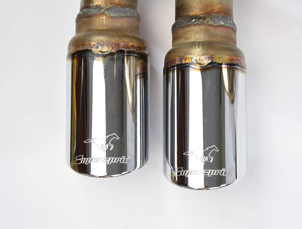 Rear exhaust Sport/Racing Right OO70 - Left OO70 With By-Pass pipe for the stock valve