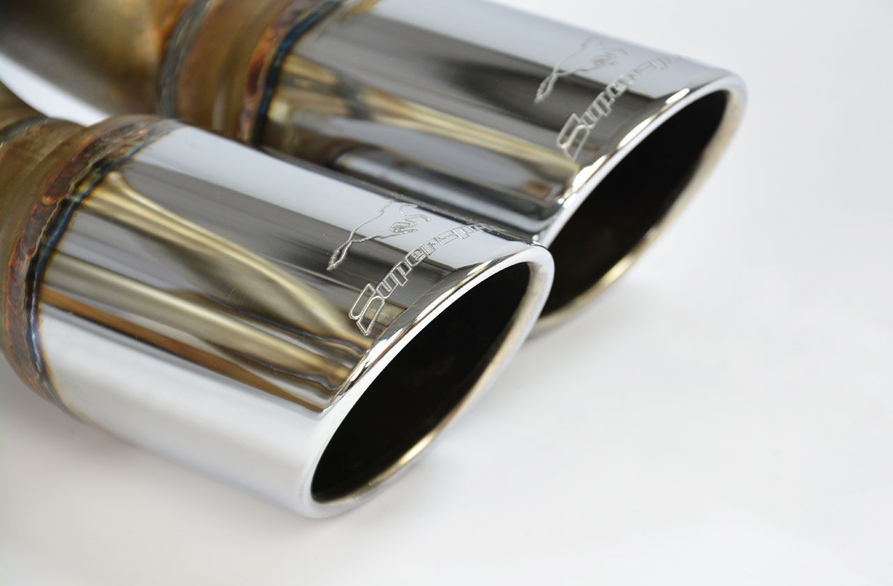 Rear exhaust Sport/Racing Right OO70 - Left OO70 With By-Pass pipe for the stock valve