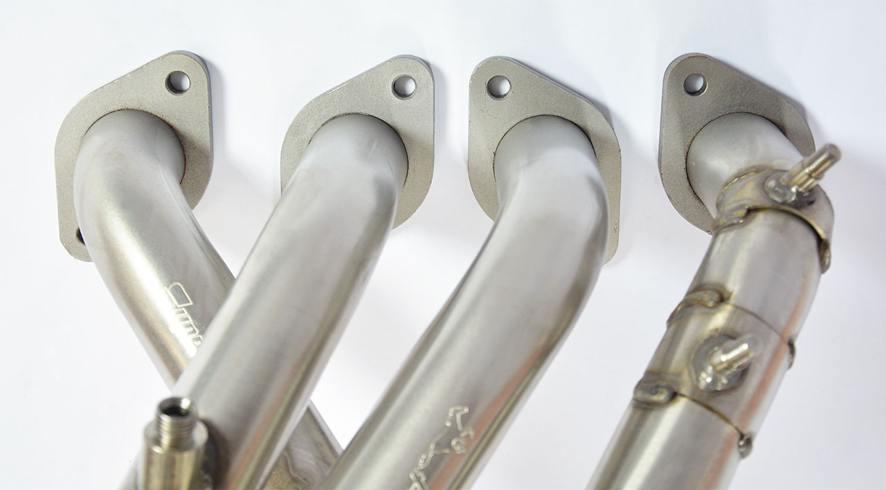 Collettore 100% Inox<br>(Sostituisce catalizzatore)<br>(Solo guida a sinistra)
