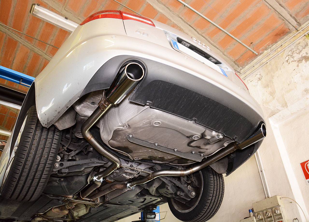 Rear pipe Right O100 (Muffler delete)