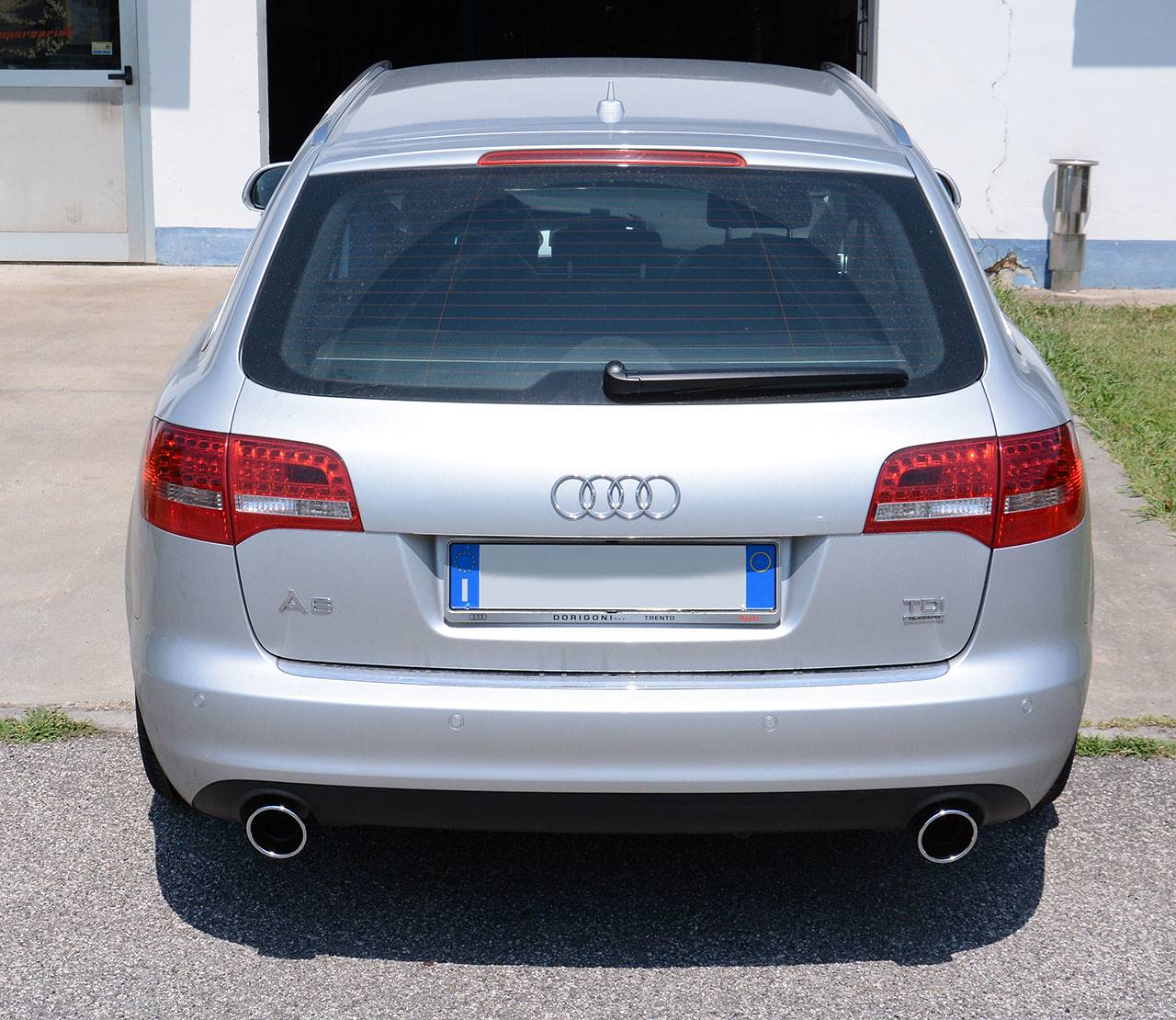 Rear pipe Right O100 (Muffler delete)