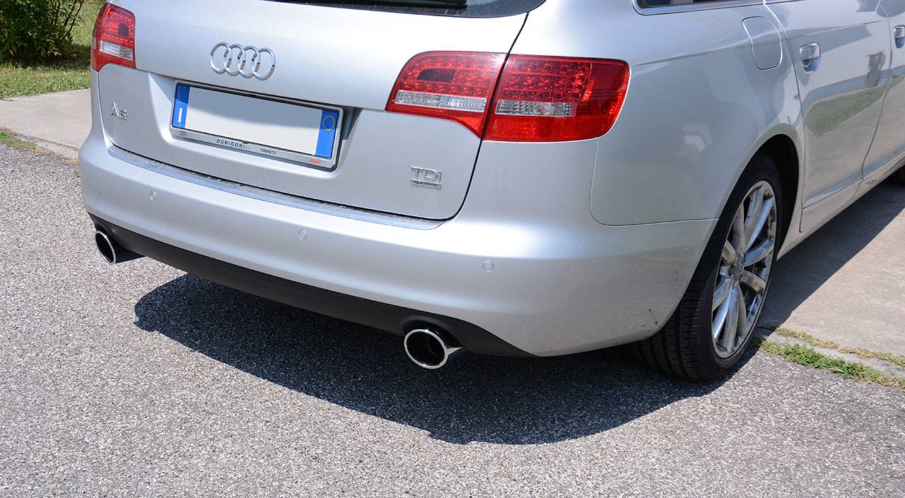 Rear pipe Left O100 (Muffler delete)