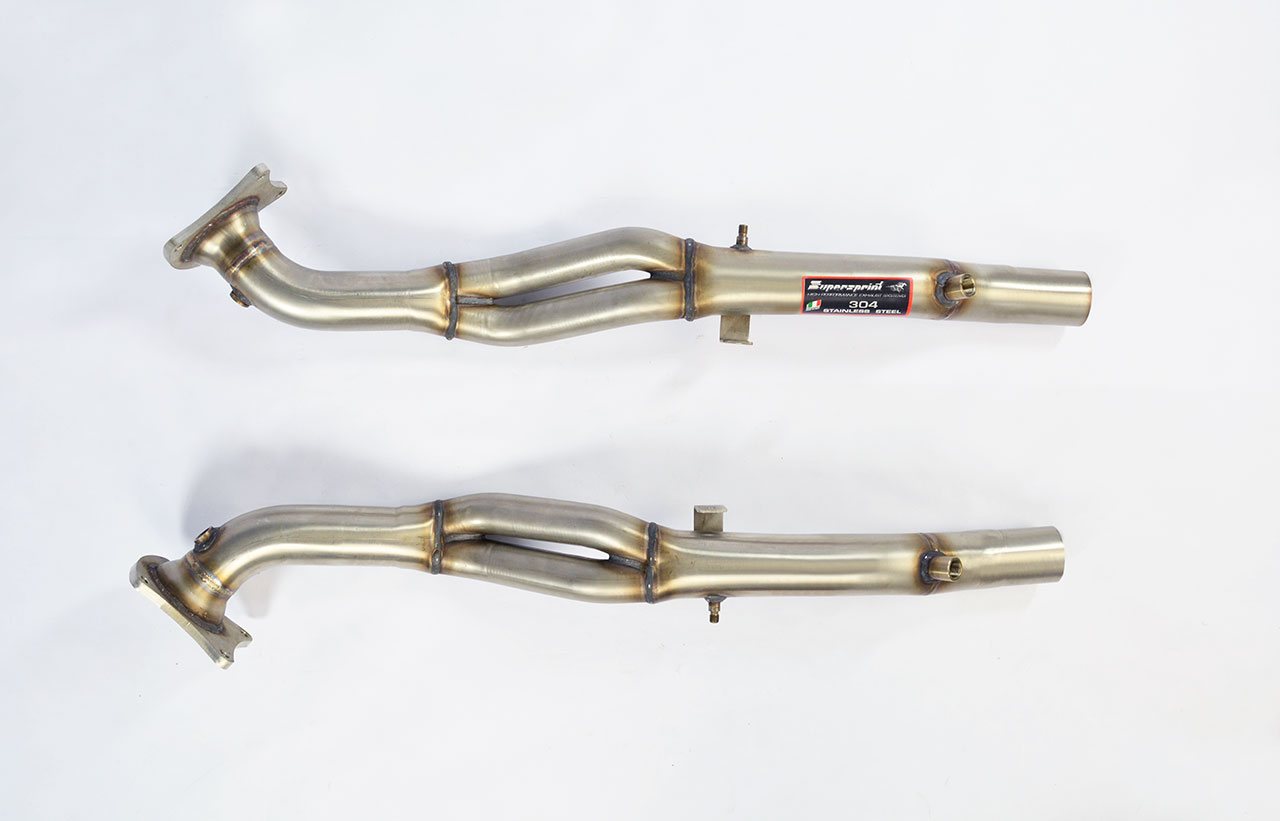 Front pipes kit Right - Left (Replaces catalytic converter)