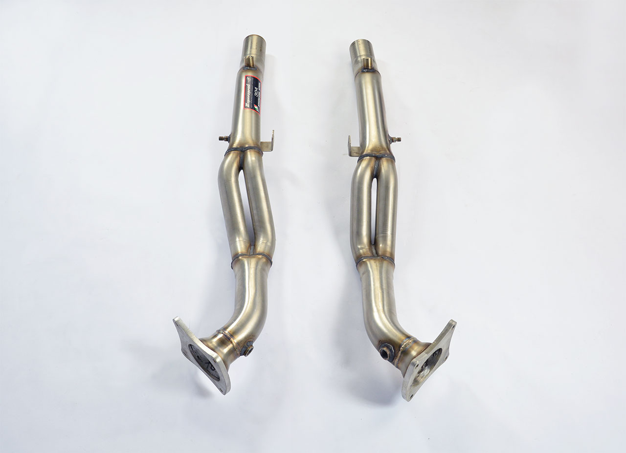 Front pipes kit Right - Left (Replaces catalytic converter)