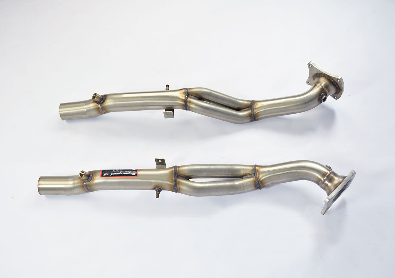 Front pipes kit Right - Left (Replaces catalytic converter)