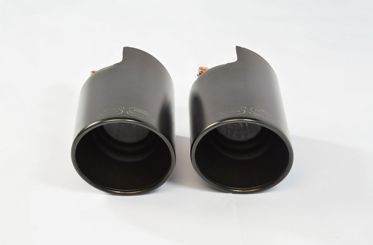 Endpipe kit Right OO100 - Left OO100 Gun Metal Grey