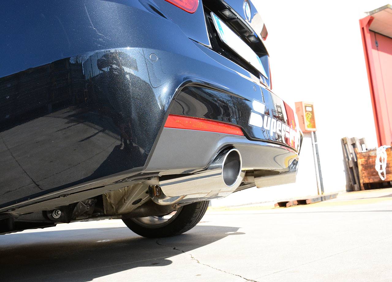 Verbindungsrohr + Hinteres Rohr Rechts O90 - Links O90 (Nachschalldämpfer-Entfall)