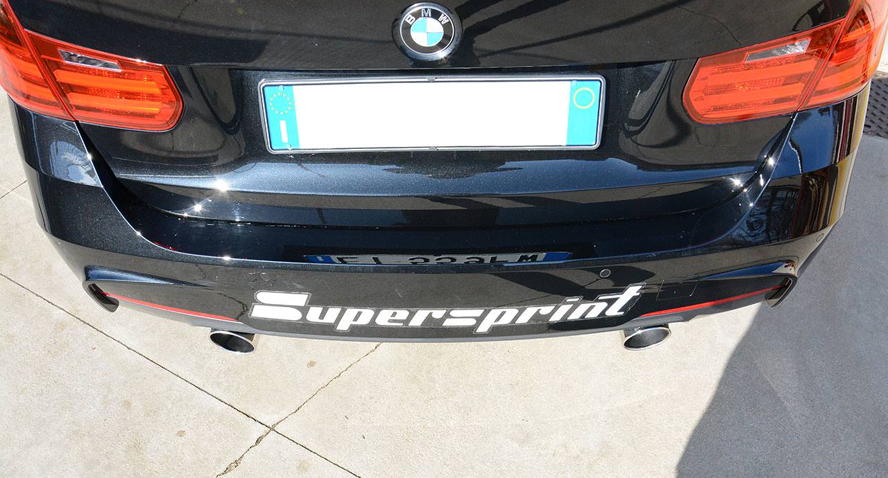 Verbindungsrohr + Hinteres Rohr Rechts O90 - Links O90 (Nachschalldämpfer-Entfall)