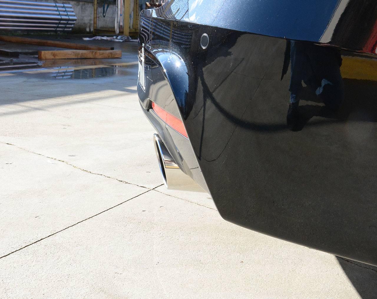 Verbindungsrohr + Hinteres Rohr Rechts O90 - Links O90 (Nachschalldämpfer-Entfall)