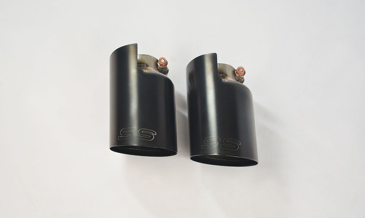 Kit terminali Racing-Gun Metal Grey Destro OO100 - Sinistro OO100 