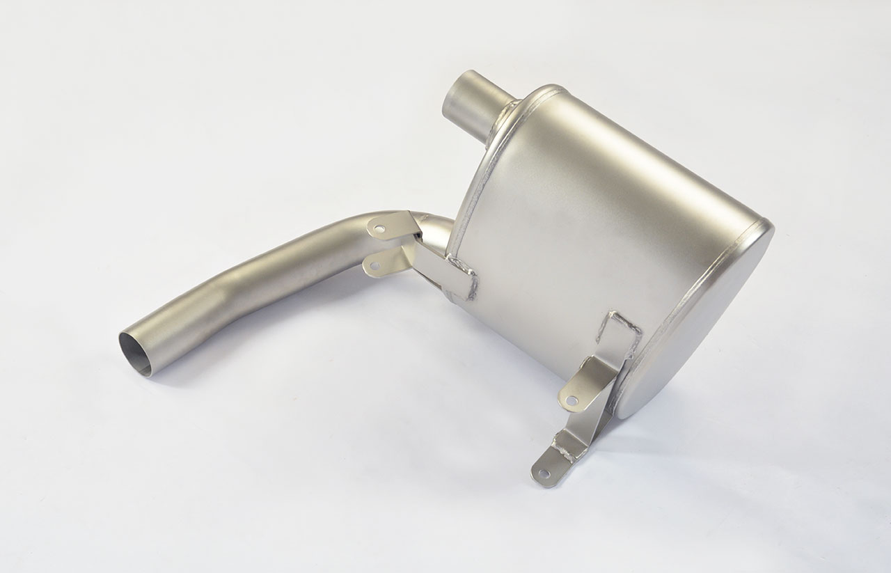 Rear exhaust TÜV Left