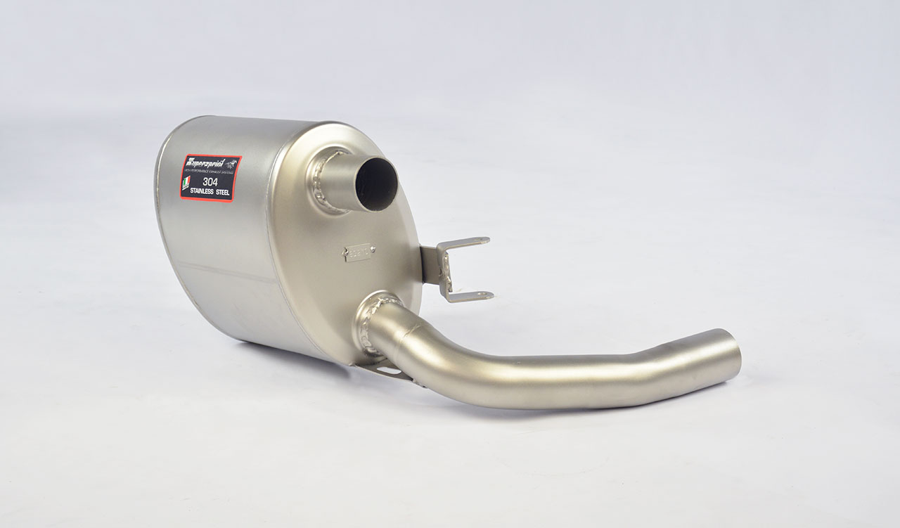 Rear exhaust TÜV Left