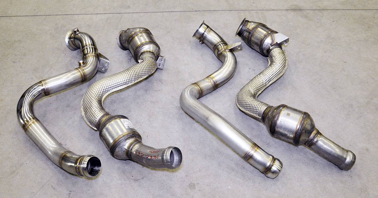 Kit downpipe Destro + Sinistro (Elimina catalizzatore primario e secondario)