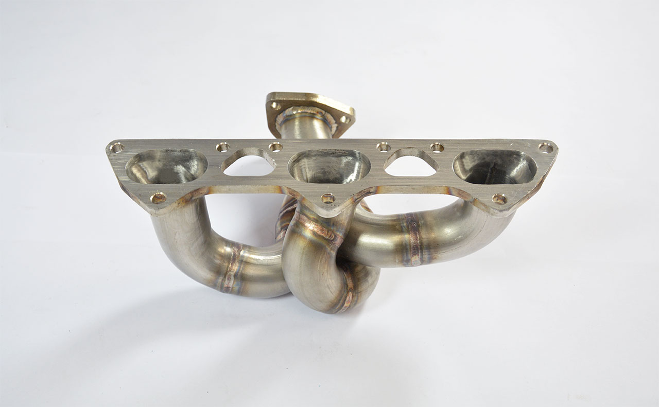 Fächerkrümmer Rechts + Links Edelstahl 310S