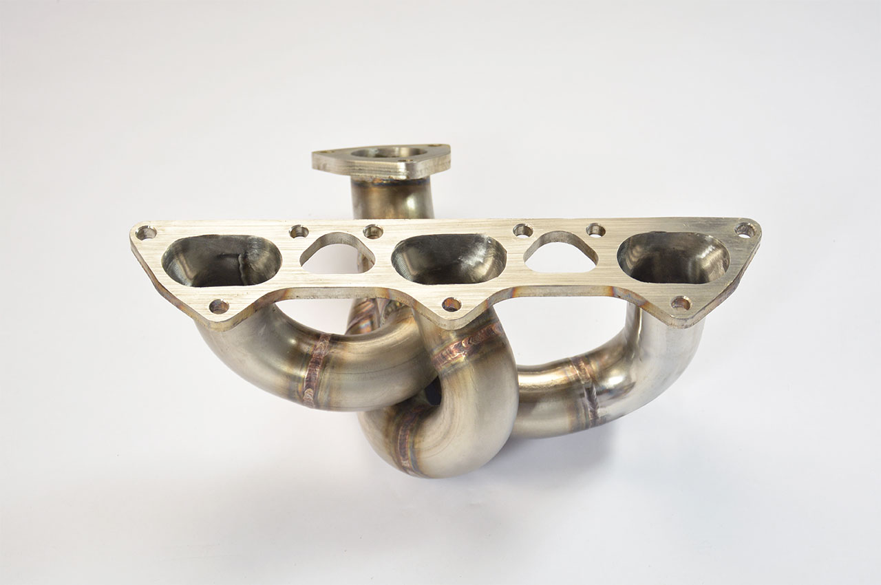 Fächerkrümmer Rechts + Links Edelstahl 310S