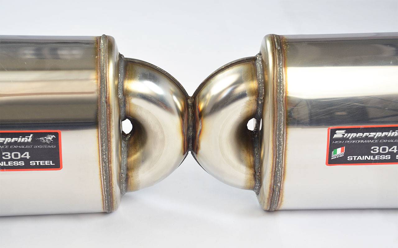 Rear exhaust Right - Left Sport