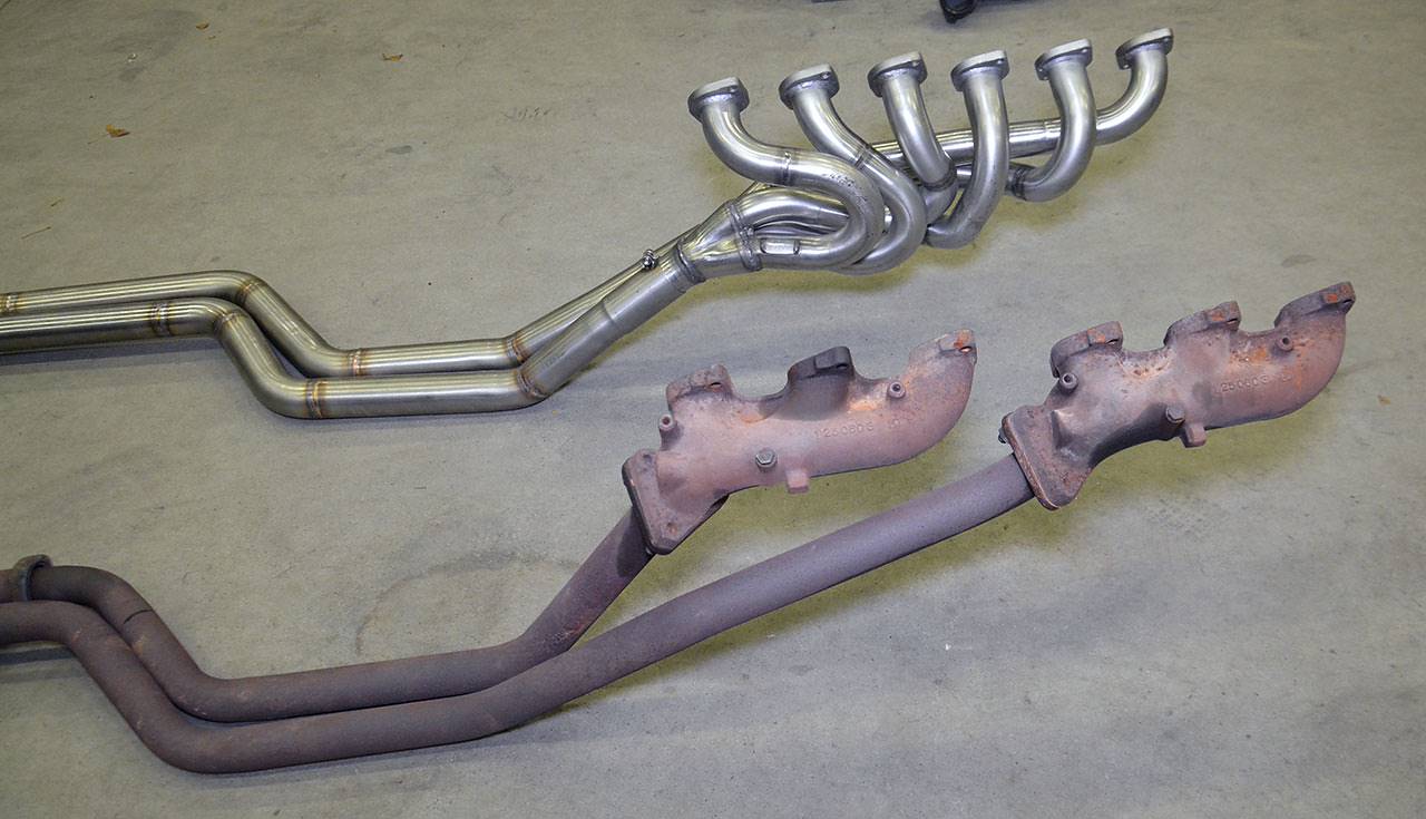 Manifold + connecting pipes 100% Stainless steel (Left Hand Drive)