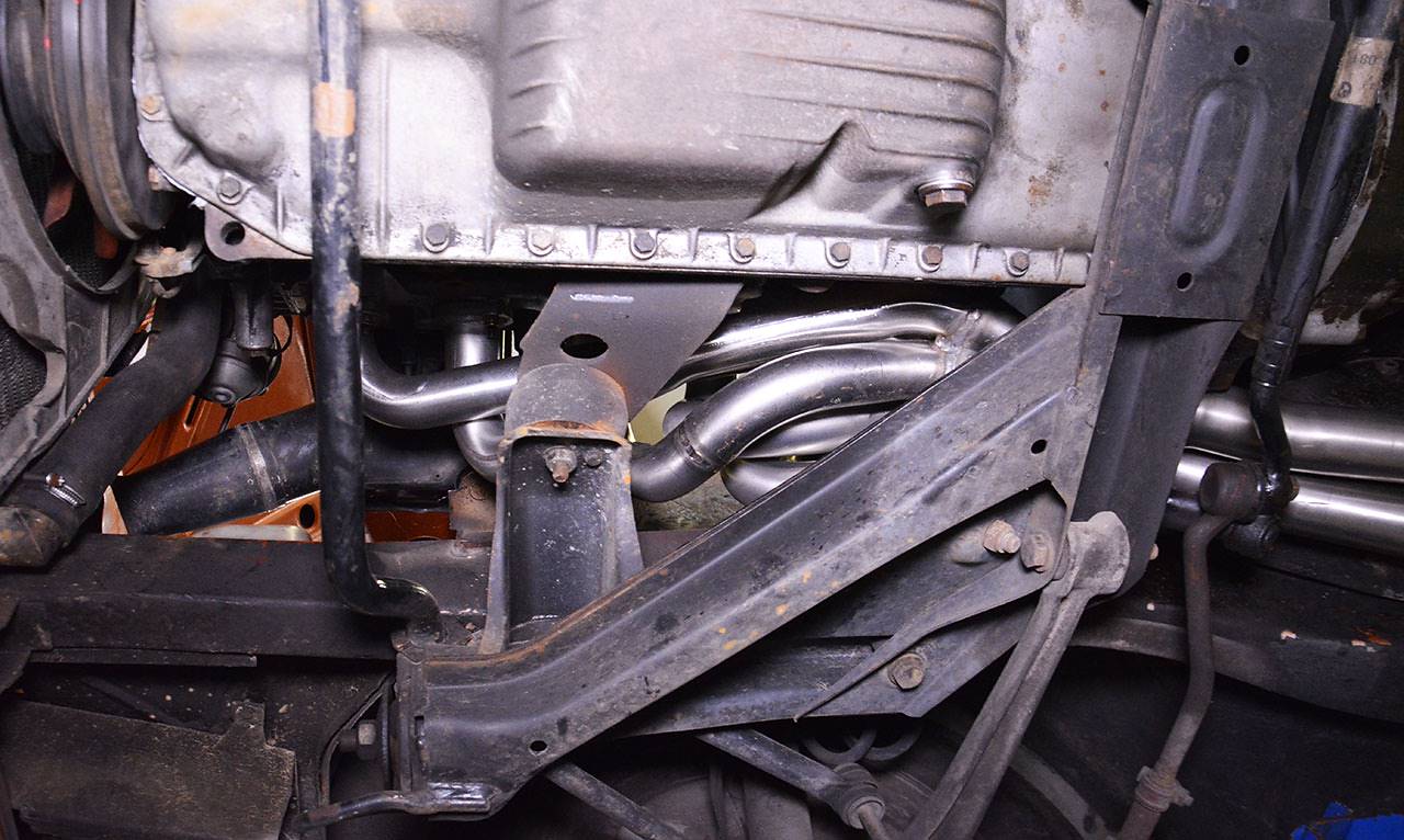 Manifold + connecting pipes 100% Stainless steel (Left Hand Drive)