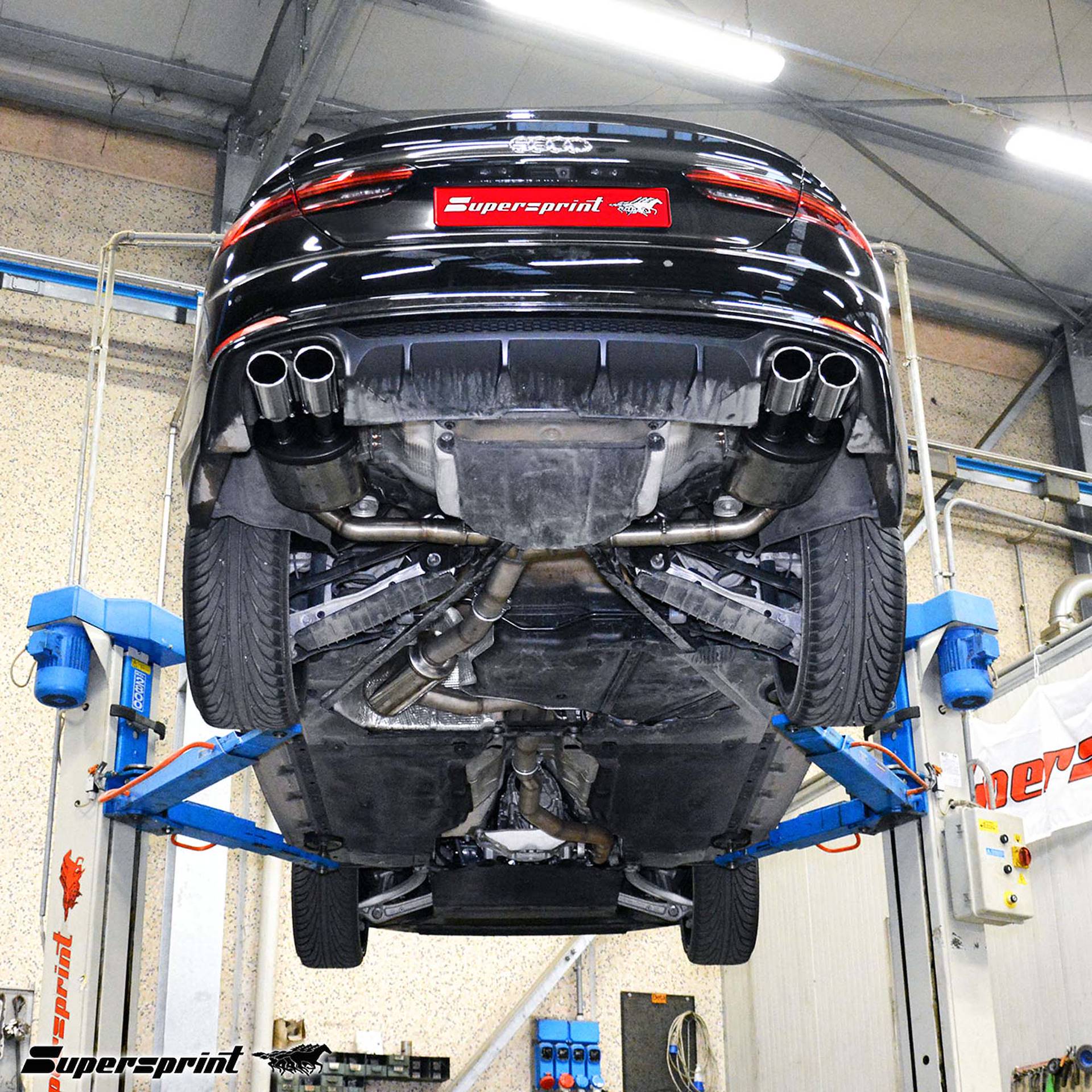 New Supersprint Exhaust for AUDI A5 B9 Sportback 2.0 TFSI (190 - 252 Hp) 2017 ->