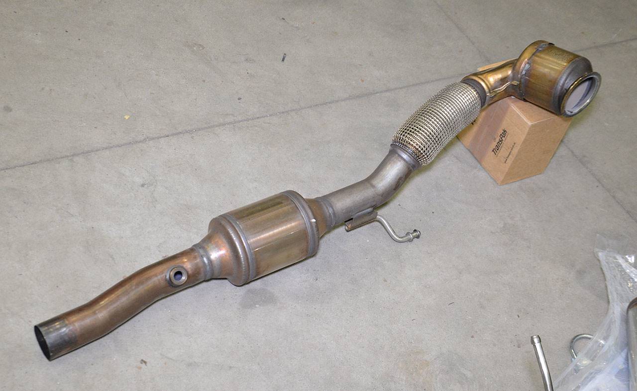 Kit tubo turbina + Catalizzatore metallico 200 CPSI