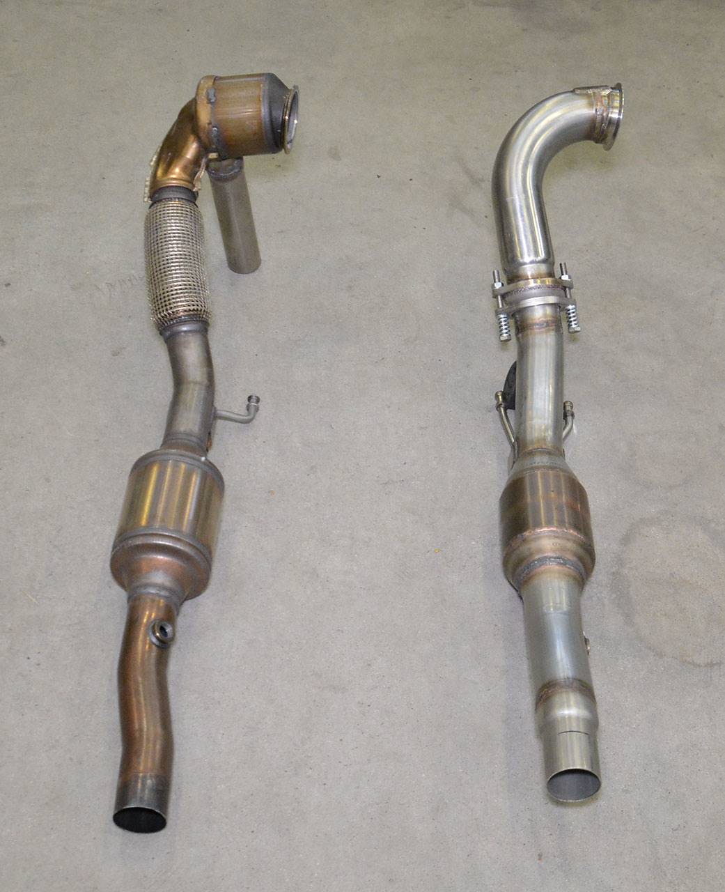 Kit tubo turbina + Catalizzatore metallico 100 CPSI