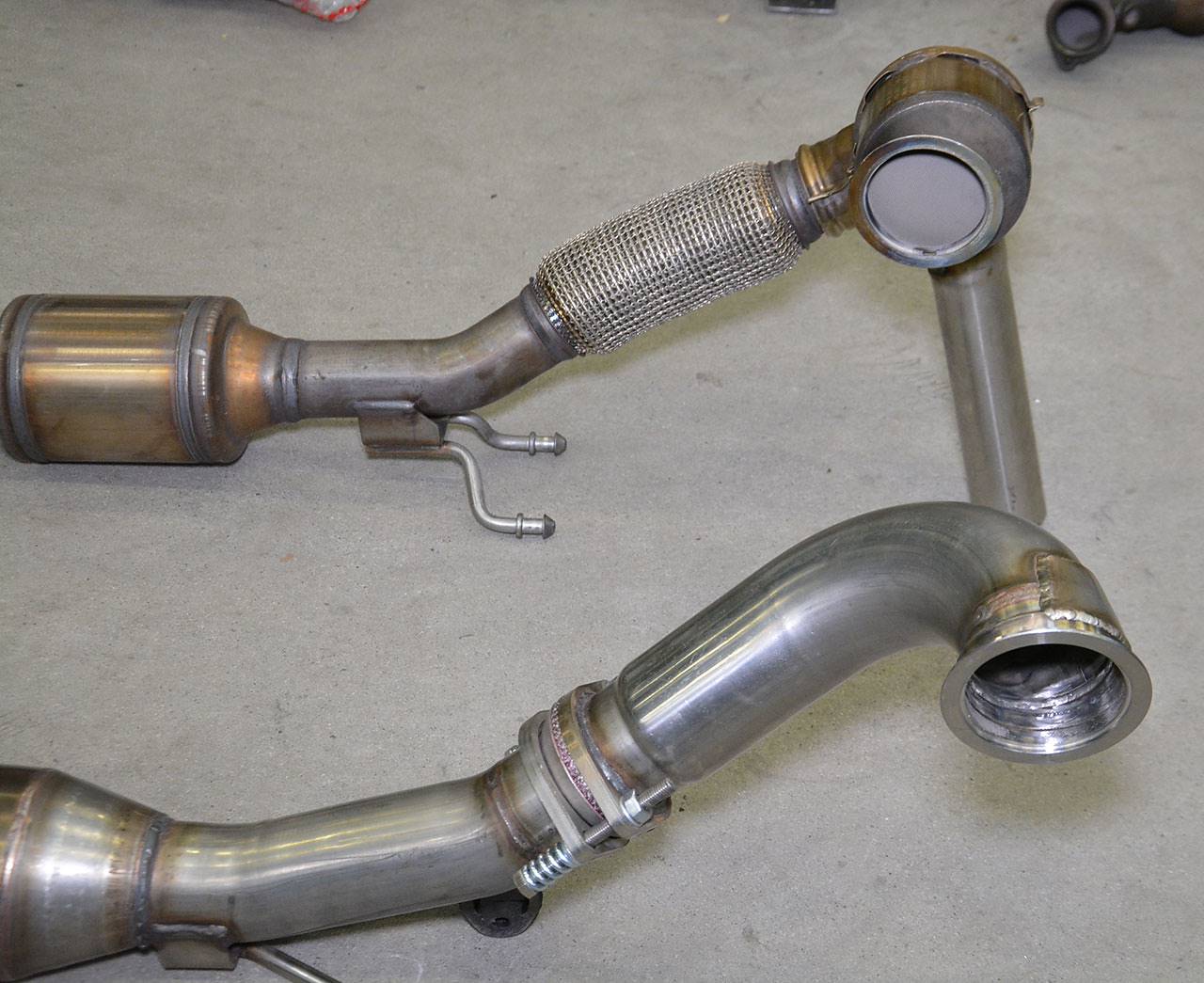 Turbo downpipe kit +  Metallic catalytic converter 200 CPSI