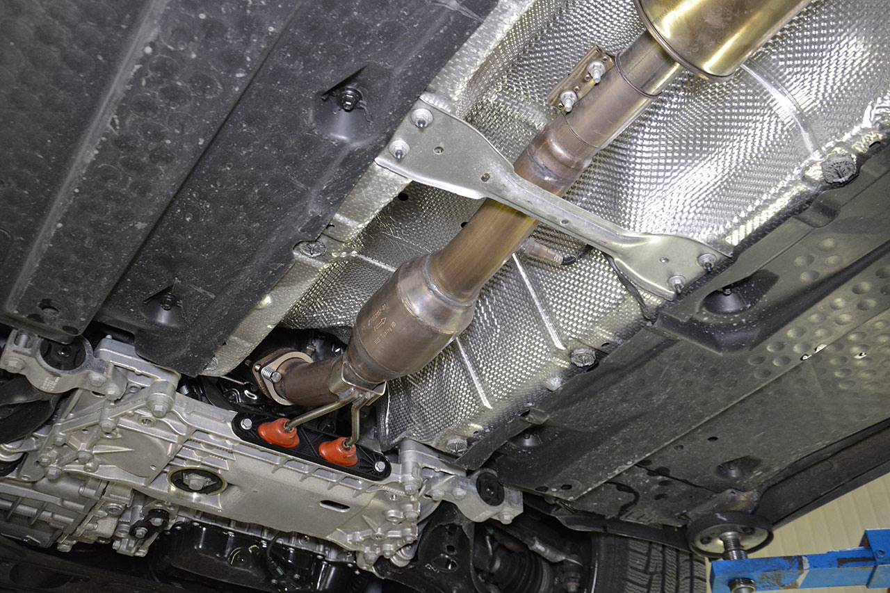 Turbo downpipe kit +  Metallic catalytic converter 100 CPSI