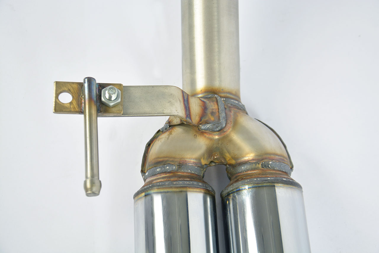 Rear pipe OO80 (Muffler delete)