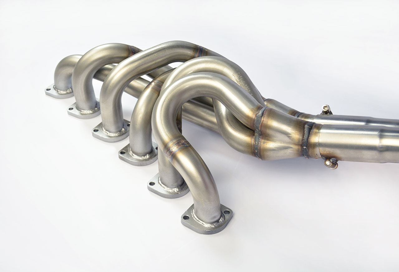 Manifold + connecting pipes 100% Stainless steel (Left Hand Drive)