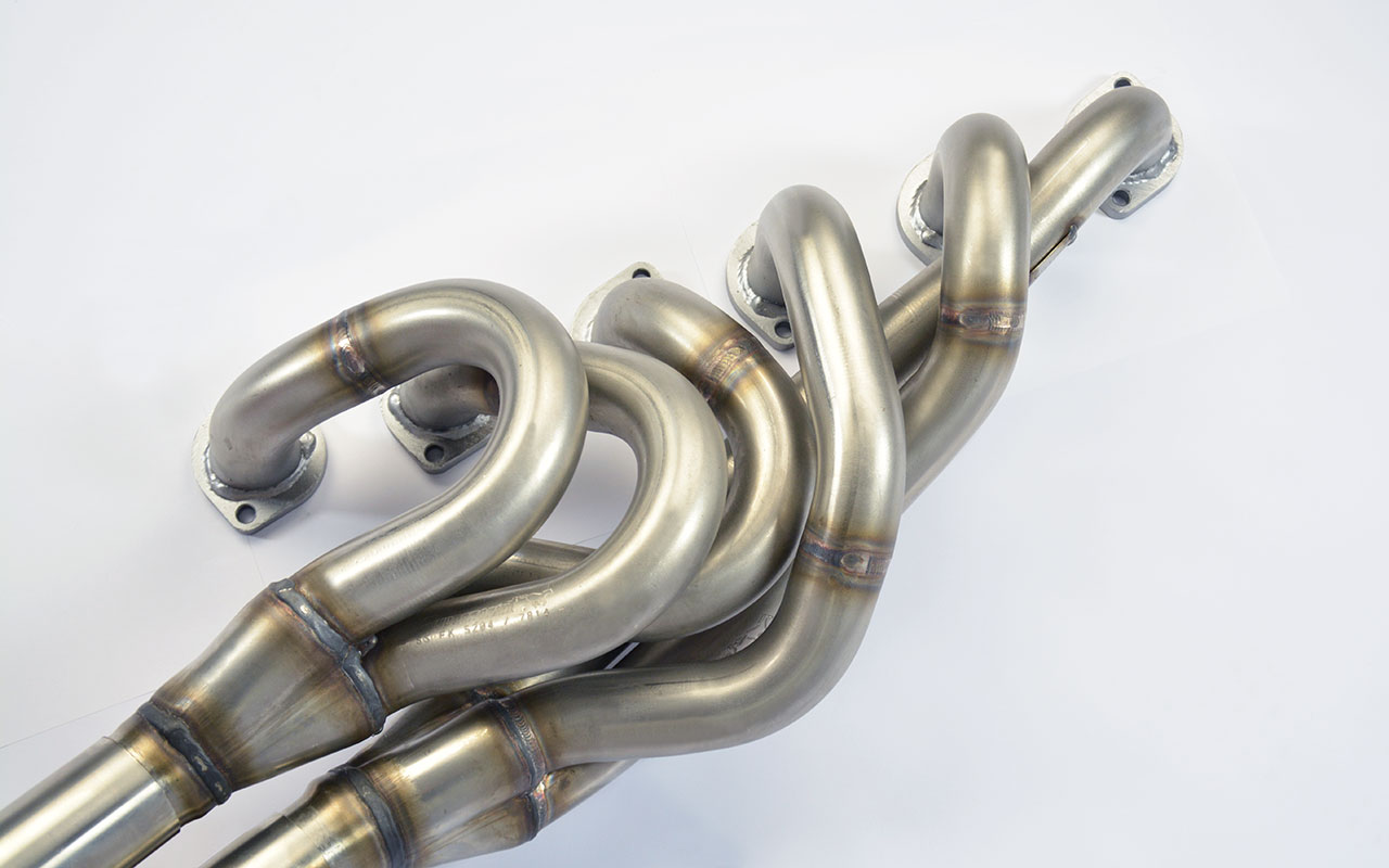 Manifold + connecting pipes 100% Stainless steel (Left Hand Drive)