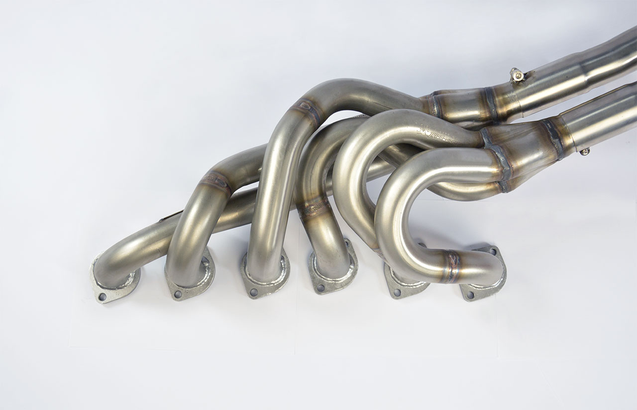 Collettore + tubi raccordo 100% Inox (Guida a sinistra)