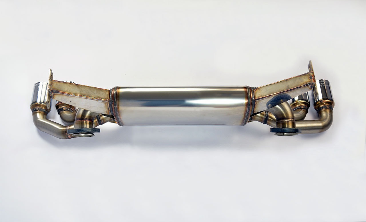 Rear exhaust Right OO70 - Left OO70