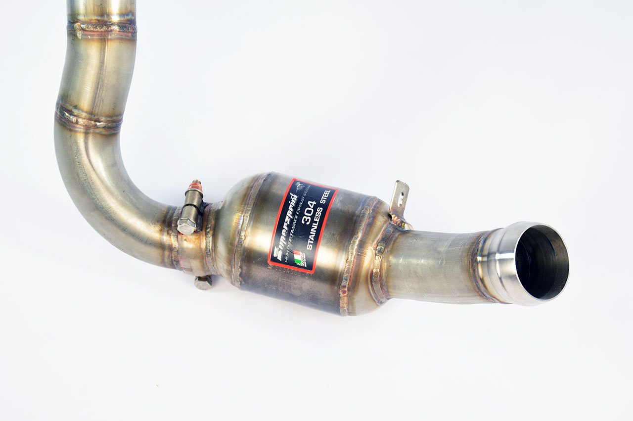 Downpipe Links + Sport Metallkatalysator Ersetzt den Primär-Kat (-Primärkat-Entfall + GPF) (RHD - LHD)