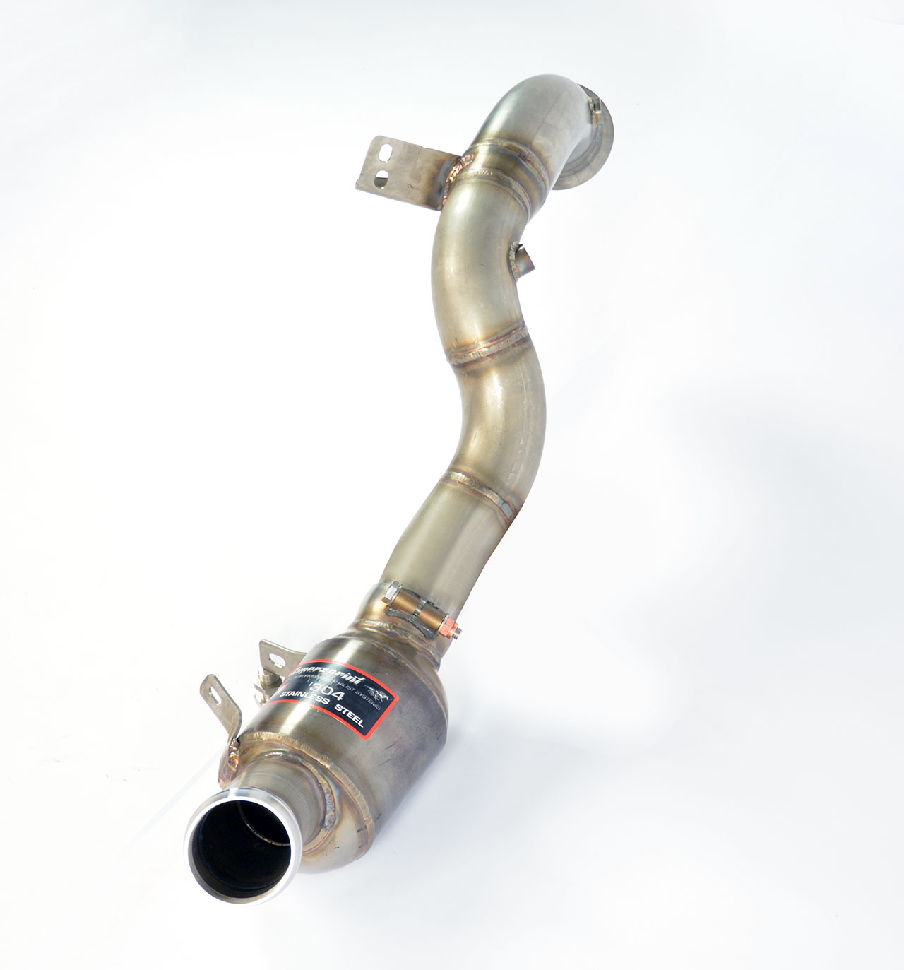 Downpipe Destro + catalizzatore metallico Elimina catalizzatore primario + GPF (RHD - LHD)