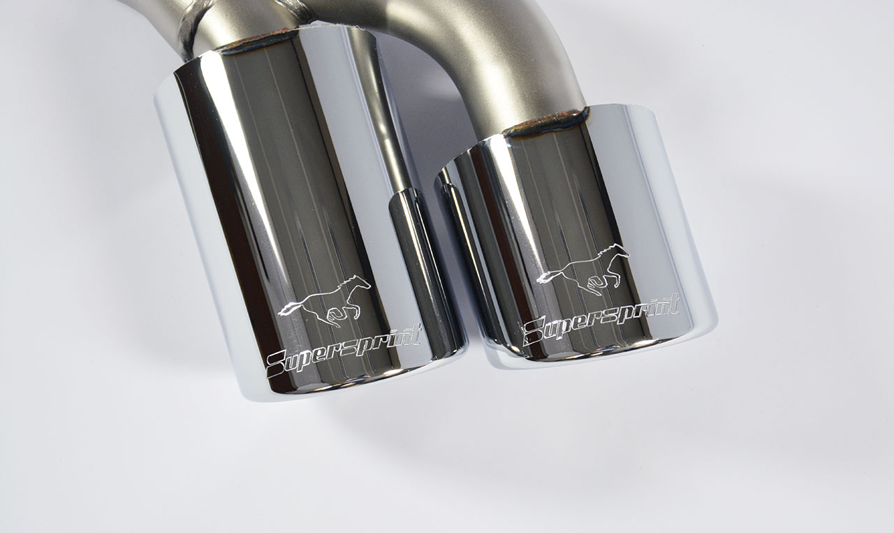 Connecting pipe kit Left + endpipe OO90