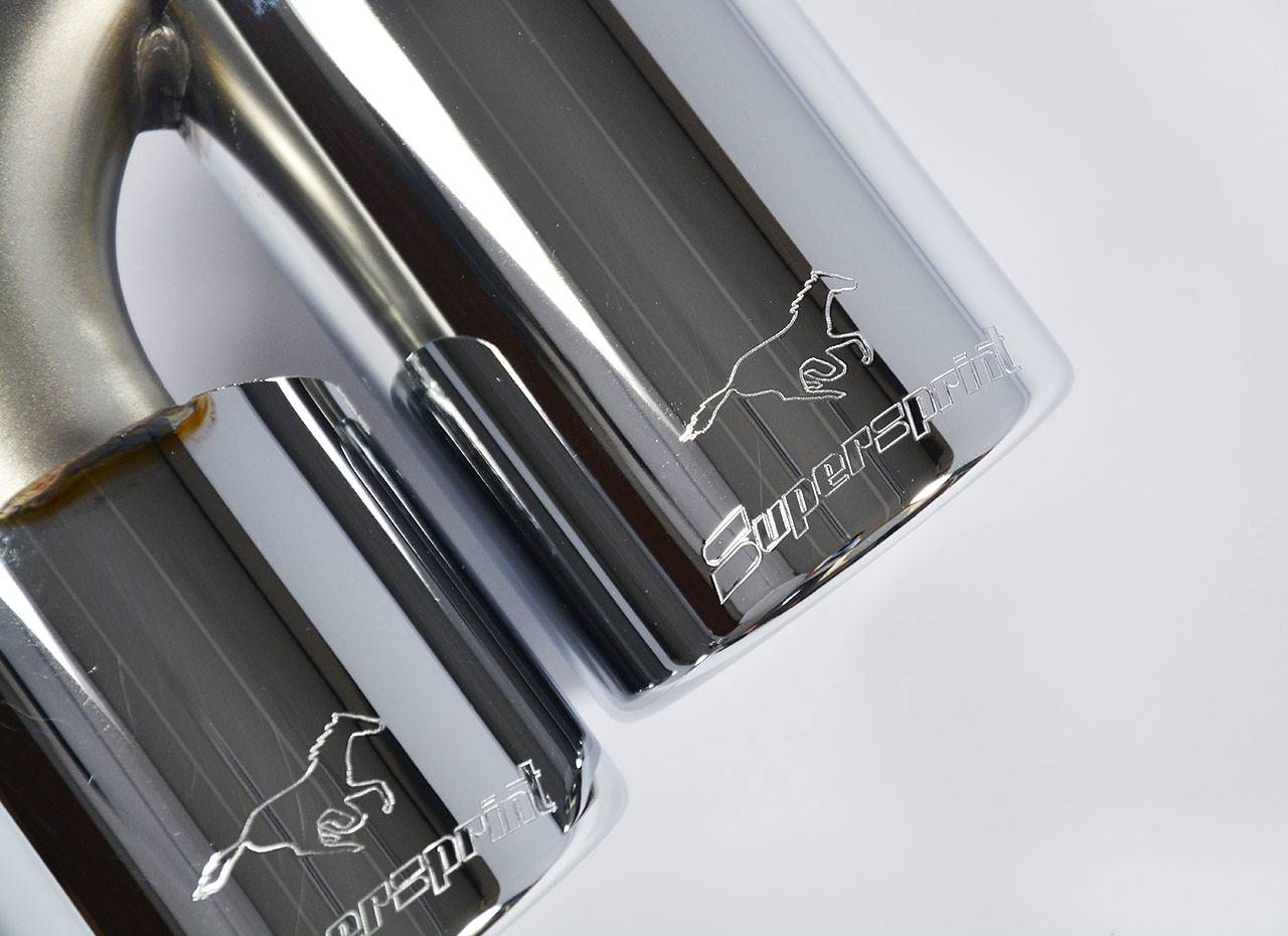 Connecting pipe kit Right + endpipe OO90