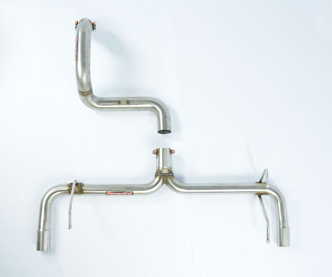 Rear pipe kit Right - Left (Muffler delete)