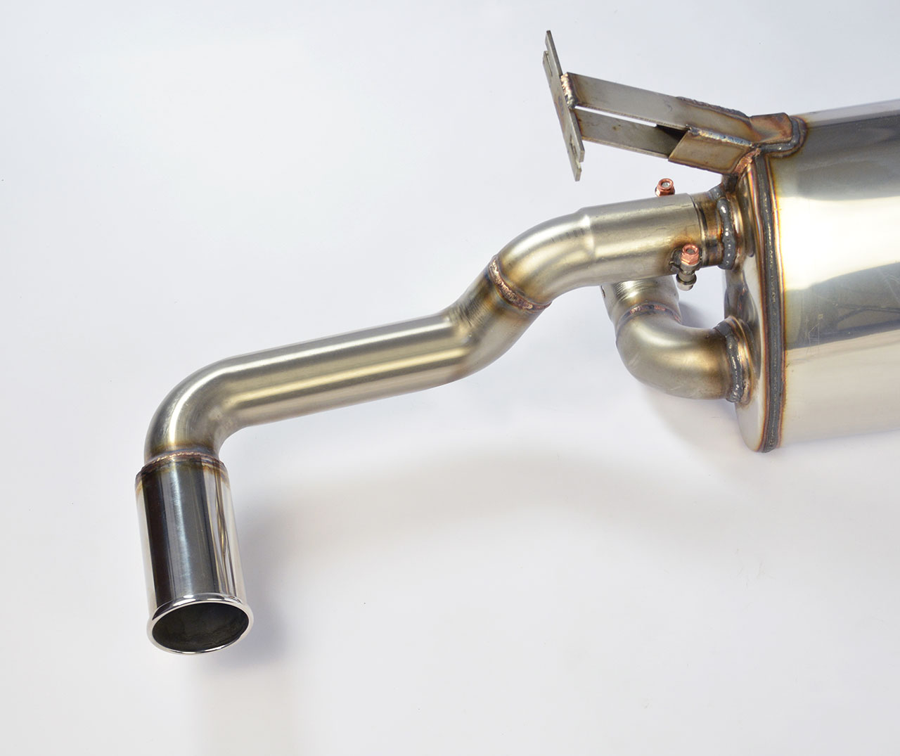 Rear exhaust Right O70 - Left O70 ''Sport/Racing'' With By-Pass pipe for the stock valve